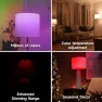 Thumbnail Smart LED Light Bulb, ST19 Edison Style, Room Decor Aesthetic, Color Changing WiFi, 60W Equivalent (Pack of 2) — Smart Light Bulb, Cync