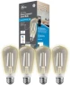 Thumbnail Smart LED Light Bulb, ST19 Edison Style, Room Decor Aesthetic, Color Changing WiFi, 60W Equivalent (Pack of 2) — Smart Light Bulb, Cync