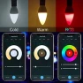 Thumbnail Smart Light Bulbs E12 Base LED Light Bulb Color Changing WiFi-Bluetooth Lights — Smart Light Bulb, DOGAIN