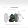 Thumbnail Smart Plug 2 Pack Wi-Fi Enabled Mini Smart Socket — Smart Plug, Apromio