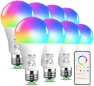 Thumbnail Smart RGB Light Bulbs 8 Pack — Smart Light Bulb, MELPO