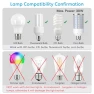 Thumbnail Smart Wi-Fi LED Light Bulb Socket Adapter E26 Lamp Holder with Timer — Smart Light Bulb, LoraTap
