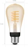 Thumbnail ST19 White Ambiance LED Smart Vintage Edison Filament Bulb, Warm — Smart Light Bulb, Philips Hue
