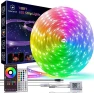 Thumbnail 100ft Led Lights for Bedroom, Music Sync Color Changing RGB Strip with Remote & App Control — LED Strip Lights, HBOWMDJIA
