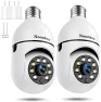 Thumbnail 2K/3MP Light Bulb Security Camera, 5G & 2.4GHz WiFi 2 Pack — Security Camera, Noonkey