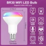 Thumbnail BR30 Smart Bulbs, Compatible with Alexa, Flood Light Bulbs 10W 900LM, RGBCW Color Changing Light Bulb — Smart Light Bulb, HYDONG