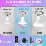 Thumbnail BR30 Smart Bulbs, Compatible with Alexa, Flood Light Bulbs 10W 900LM, RGBCW Color Changing Light Bulb — Smart Light Bulb, HYDONG