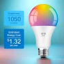 Thumbnail PRISMA 1050 Wi-Fi LED Light Bulb, Multicolor (2700K): Dimmable LED, A21, 75-Watt Equivalent — Smart Light Bulb, Geeni