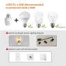 Thumbnail Remote Control Light Bulb Socket with Wall Mount Switch — Smart Switch, SURAIELEC