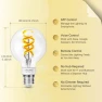 Thumbnail Smart Edison Bulb G80, Color Changing WiFi Smart Light Bulb — Smart Light Bulb, DiCUNO
