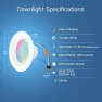 Thumbnail Smart Recessed Downlights, 5-6 Inch, Wi-Fi LED, Dimmable Color-Changing, 1000 Lumens — Smart Light Bulb, Feit Electric