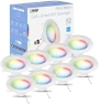 Thumbnail Smart Recessed Downlights, 5-6 Inch, Wi-Fi LED, Dimmable Color-Changing, 1000 Lumens — Smart Light Bulb, Feit Electric