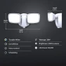 Thumbnail Smart WiFi Dual Head LED Flood Light — Smart Light Bulb, Feit Electric