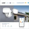 Thumbnail Smart WiFi Dual Head LED Flood Light — Smart Light Bulb, Feit Electric
