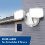 Thumbnail Smart WiFi Dual Head LED Flood Light — Smart Light Bulb, Feit Electric