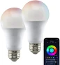 Thumbnail WiFi Smart LED Color-Changing Light Bulb, 2-Pack — Smart Light Bulb, Satco