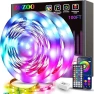 Thumbnail 100ft LED Lights for Bedroom (2 Rolls of 50ft) — LED Strip Lights, ZOZOO