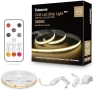Thumbnail COB Led Strip Lights Max with RF Remote, 16.4ft 3000K CRI93+ Dimmable Ultra Bright Warm White — LED Strip Lights, Tatazone