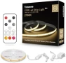 Thumbnail COB Led Strip Lights Max with RF Remote, 16.4ft 3000K CRI93+ Dimmable Ultra Bright Warm White — LED Strip Lights, Tatazone
