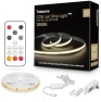 Thumbnail COB Led Strip Lights Max with RF Remote, 16.4ft 3000K CRI93+ Dimmable Ultra Bright Warm White — LED Strip Lights, Tatazone
