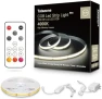 Thumbnail COB Led Strip Lights Max with RF Remote, 16.4ft 3000K CRI93+ Dimmable Ultra Bright Warm White — LED Strip Lights, Tatazone