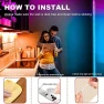 Thumbnail LED Lights for Bedroom 200ft, Music Sync Color Changing, Smart App Control with Remote — LED Strip Lights, phopollo