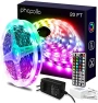 Thumbnail LED Lights for Bedroom 200ft, Music Sync Color Changing, Smart App Control with Remote — LED Strip Lights, phopollo