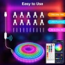 Thumbnail 360 Degree Luminous Reticulate Weave Rope Lights, 10ft Addressable ICRGB LED Strip Lights — LED Strip Lights, maylit