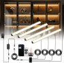 Thumbnail Black Shelf Lights, LED Bookcase Lighting Compatible with Alexa, WiFi Dimmable 2700K Under Shelf Lighting for Bookshelf,... — LED Strip Lights, Lumtide