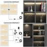 Thumbnail Black Shelf Lights, LED Bookcase Lighting Compatible with Alexa, WiFi Dimmable 2700K Under Shelf Lighting for Bookshelf,... — LED Strip Lights, Lumtide