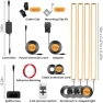 Thumbnail Black Shelf Lights, LED Bookcase Lighting Compatible with Alexa, WiFi Dimmable 2700K Under Shelf Lighting for Bookshelf,... — LED Strip Lights, Lumtide