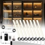 Thumbnail Black Shelf Lights, LED Bookcase Lighting Compatible with Alexa, WiFi Dimmable 2700K Under Shelf Lighting for Bookshelf,... — LED Strip Lights, Lumtide