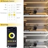 Thumbnail CCT COB LED Strip Lights, 65.6ft Dimmable 2700K-6500K 24V Tunable White LED Light Strip Kit, High Density CRI 90+ LED... — LED Strip Lights, AXMOTUT
