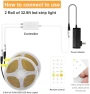 Thumbnail CCT COB LED Strip Lights, 65.6ft Dimmable 2700K-6500K 24V Tunable White LED Light Strip Kit, High Density CRI 90+ LED... — LED Strip Lights, AXMOTUT