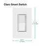Thumbnail Claro Smart Light Switch (2 Pack) — Smart Switch, Lutron
