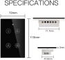 Thumbnail Smart Ceiling Fan Light Wall Switch — Smart Switch, MOES