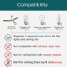 Thumbnail Smart Wi-Fi Ceiling Fan Control & Dimmer Wall Switch — Smart Switch, Nexete