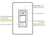 Thumbnail Smart Wi-Fi Ceiling Fan Control & Dimmer Wall Switch — Smart Switch, Nexete