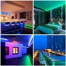 Thumbnail Waterproof Led Lights for Bedroom, 32.8ft (2 Rolls of 16.4ft) Led Strip Lights, 300 LEDs Color Changing RGB 44 Keys... — LED Strip Lights, DAYBETTER