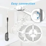 Thumbnail White LED Strip Lights, 100ft (2 Rolls of 50ft) Dimmable 6500K Daylight White LED Light Strip, 1800 LEDs Flexible LED... — LED Strip Lights, phopollo