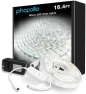 Thumbnail White LED Strip Lights, 100ft (2 Rolls of 50ft) Dimmable 6500K Daylight White LED Light Strip, 1800 LEDs Flexible LED... — LED Strip Lights, phopollo