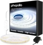 Thumbnail White LED Strip Lights, 100ft (2 Rolls of 50ft) Dimmable 6500K Daylight White LED Light Strip, 1800 LEDs Flexible LED... — LED Strip Lights, phopollo