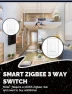 Thumbnail Zigbee 3 Way Double Light Switch — Smart Switch, MOES