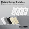 Thumbnail 2 Pack Dimmer Light Switch, Universal Lighting Control, Single Pole or 3 Way — Smart Switch, BESTTEN