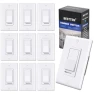 Thumbnail 2 Pack Dimmer Light Switch, Universal Lighting Control, Single Pole or 3 Way — Smart Switch, BESTTEN