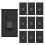 Thumbnail 2 Pack Dimmer Light Switch, Universal Lighting Control, Single Pole or 3 Way — Smart Switch, BESTTEN
