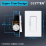 Thumbnail 3 Pack Super Slim Slide Dimmer Light Switch — Smart Switch, BESTTEN