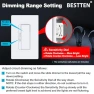 Thumbnail 3 Pack Super Slim Slide Dimmer Light Switch — Smart Switch, BESTTEN