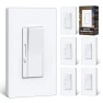Thumbnail 3 Pack Super Slim Slide Dimmer Light Switch — Smart Switch, BESTTEN