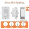 Thumbnail 3-Way Smart WiFi Dimmer Light Switch — Smart Switch, EVA LOGIK